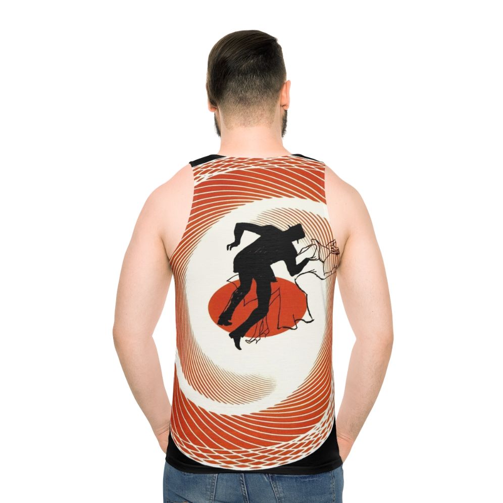 Vertigo Unisex Tank Top - men back