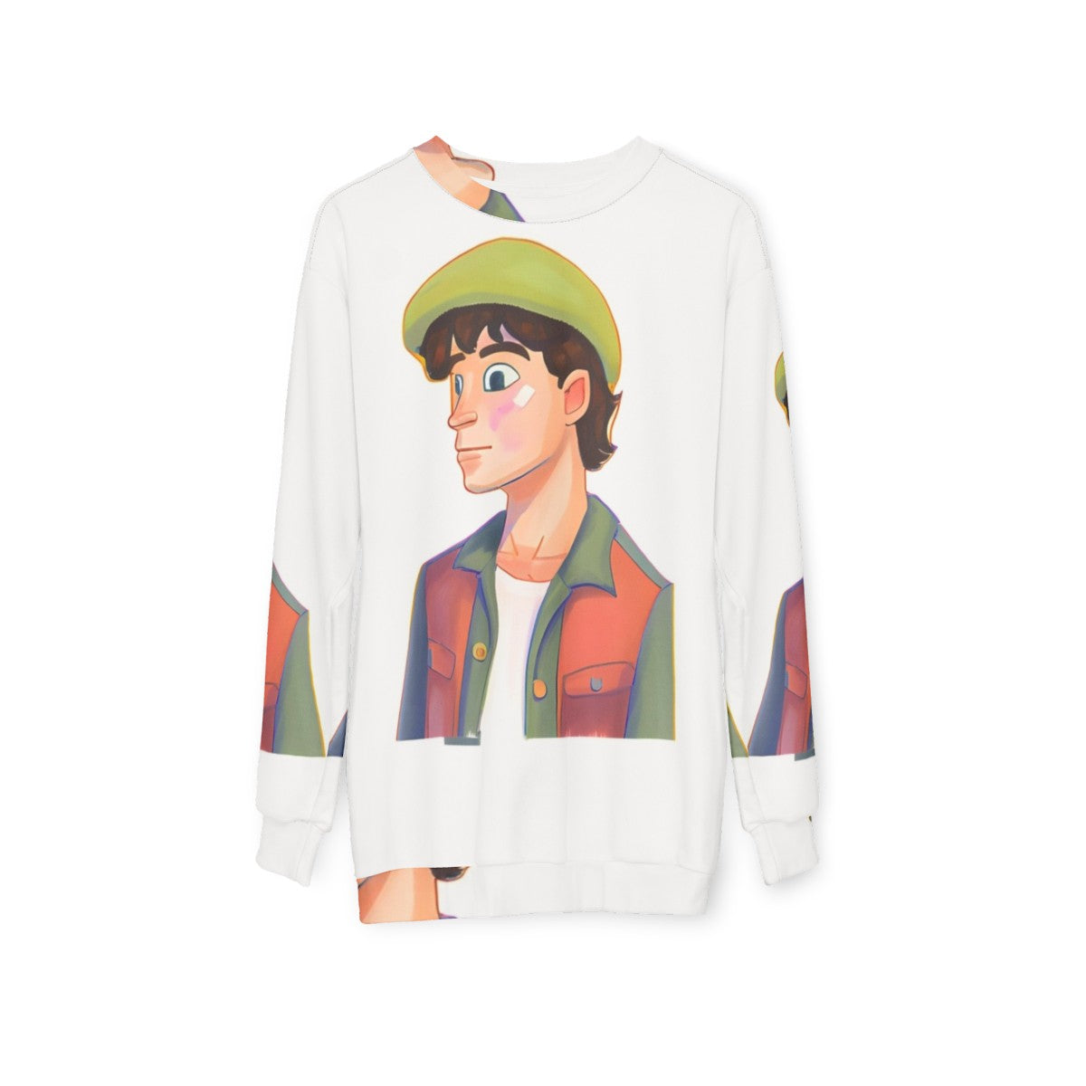 Heartstopper Charlie Spring Sweatshirt - hanging