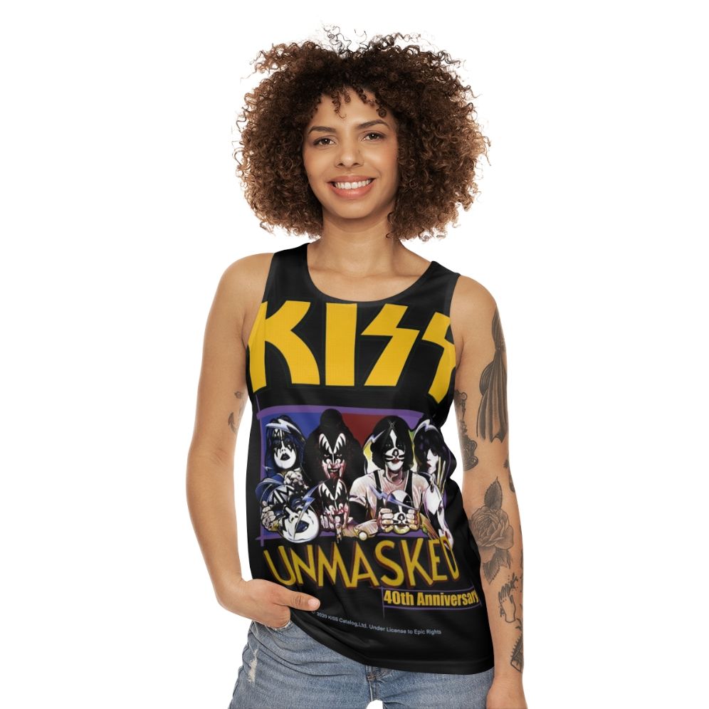 Kiss Unmasked Fan Art Unisex Tank Top - women