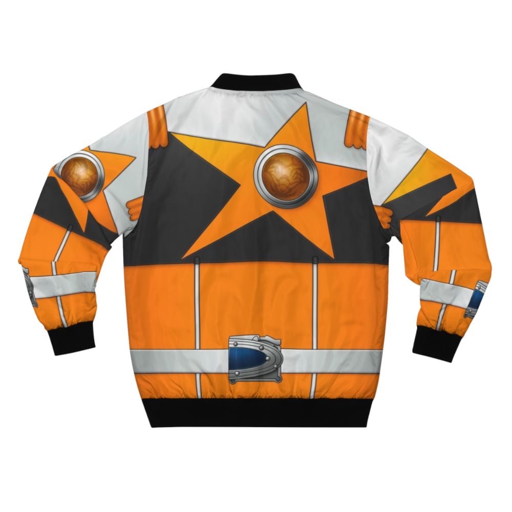 SasoriOrange Bomber Jacket - Stylish and Vibrant Superhero-Inspired Outerwear - Back