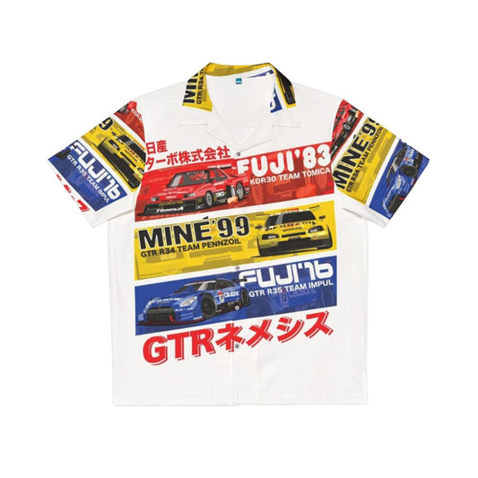 Nissan GTR Hawaiian Shirt for Motorsport Fans