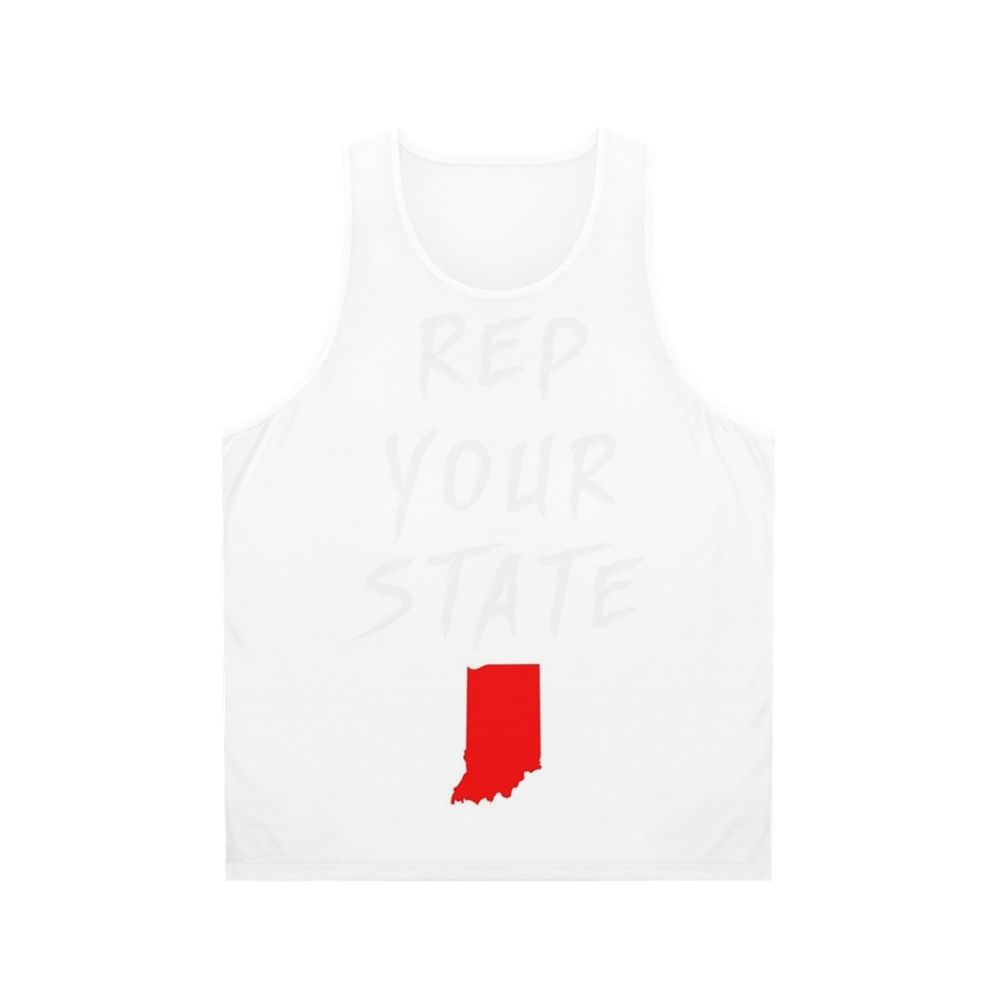 Indiana state pride unisex tank top