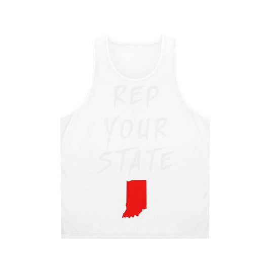 Indiana state pride unisex tank top