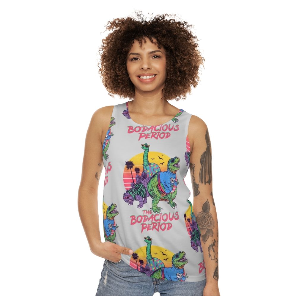 Unisex dinosaur period tank top - women