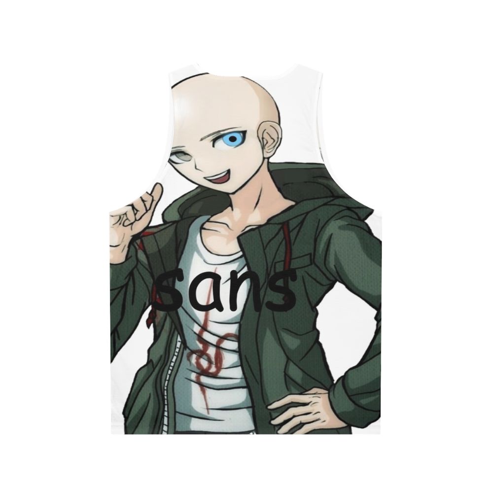 Komaeda x Sans Unisex Anime Gaming Tank Top - Back