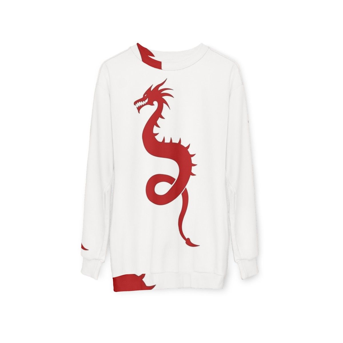 Legendary Animals Dragon Silhouette Cool Sweatshirt - hanging