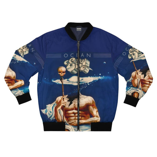 Eloy Ocean Bomber Jacket - Vintage Progressive Rock Inspired Outerwear