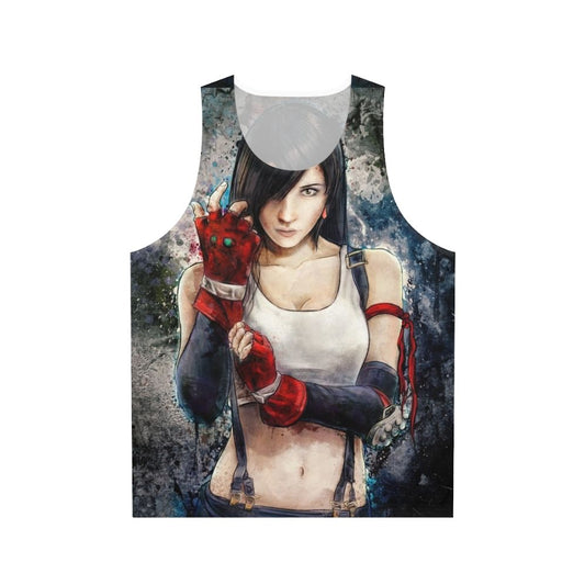 Tifa Lockhart FF7 Character Portrait Unisex Tank Top