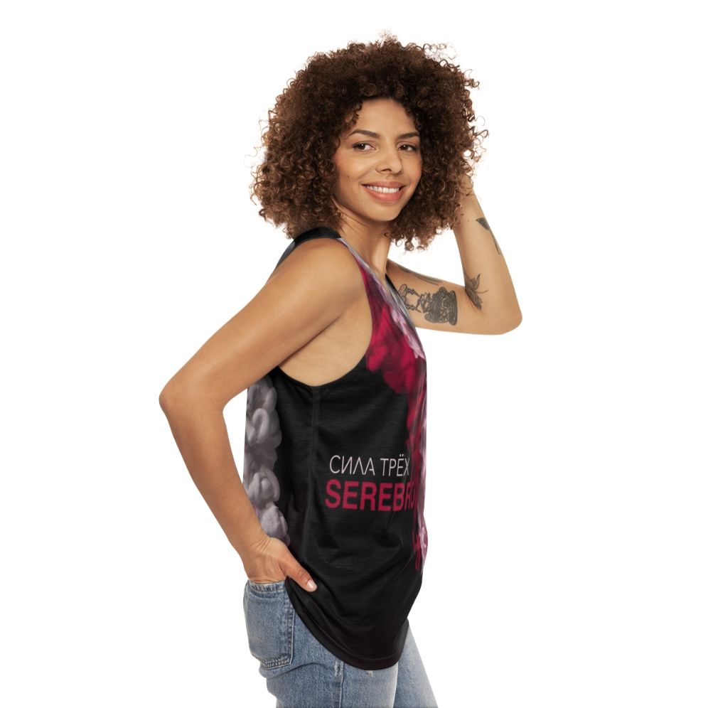 Serebro Power Of Three Unisex Tank Top - women side