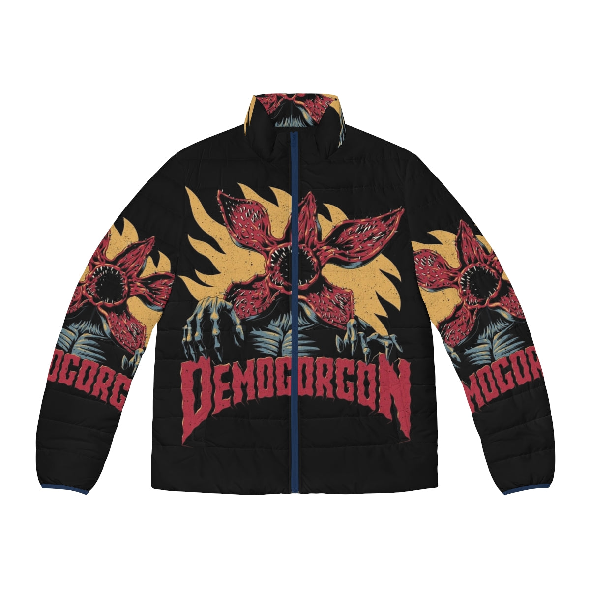 Demogorgon Puffer Jacket inspired by the hit Netflix series Stranger Things