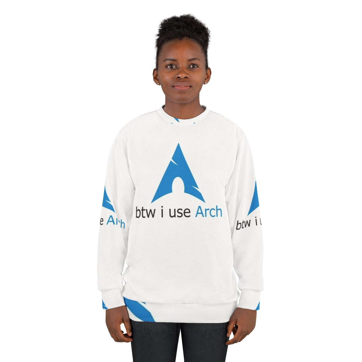 Arch Linux Sweatshirt for Programmers and Geeks - women