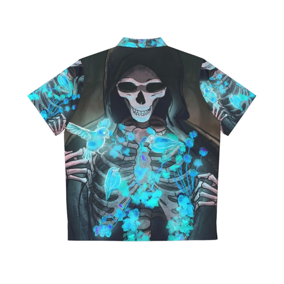 Dark souls Hawaiian shirt with reaper, spirits and skeleton design - Back