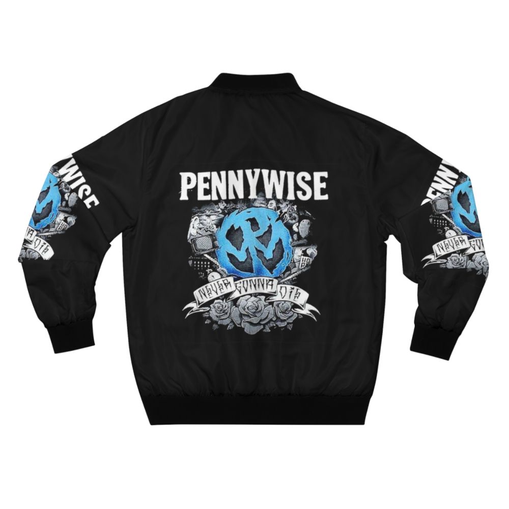 Pennywise Bomber Jacket - Featuring the Iconic Horror Movie Character - Back