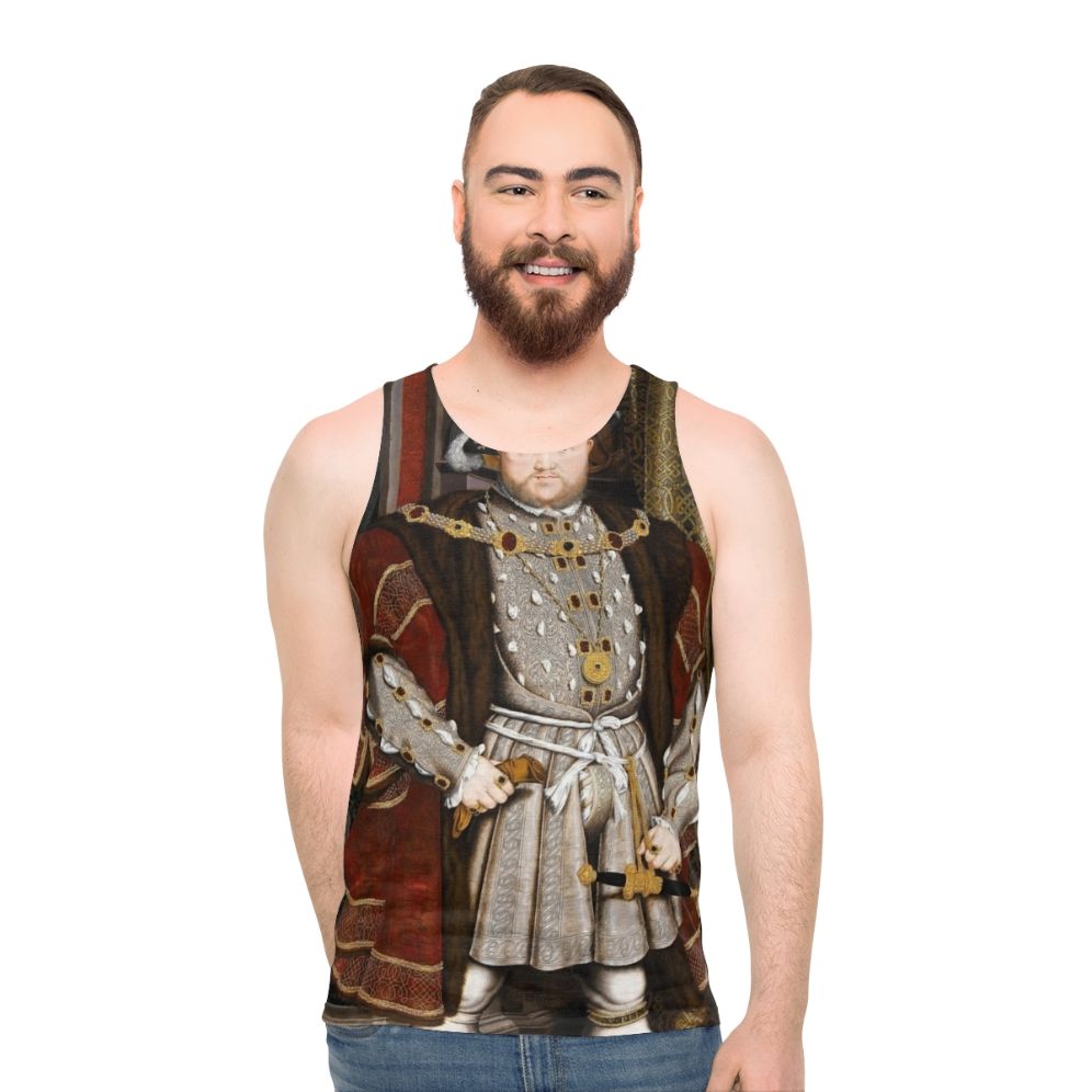 Henry VIII Tudor Dynasty Unisex Tank Top - men