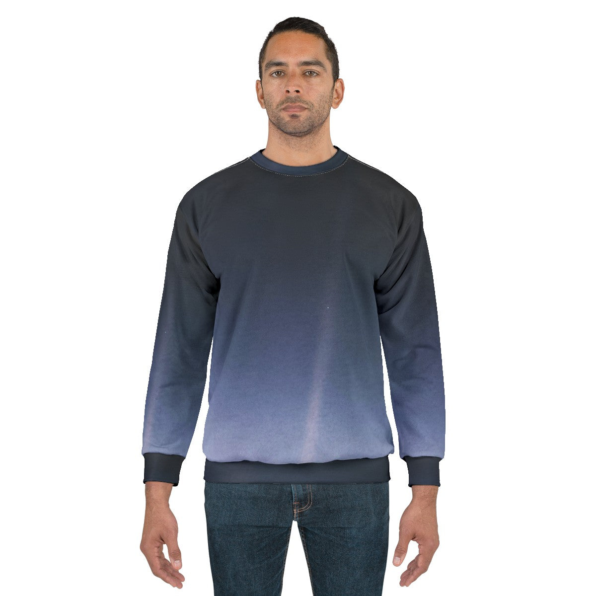 Pale Blue Dot Voyager 1 Sweatshirt featuring scientific infographics - men