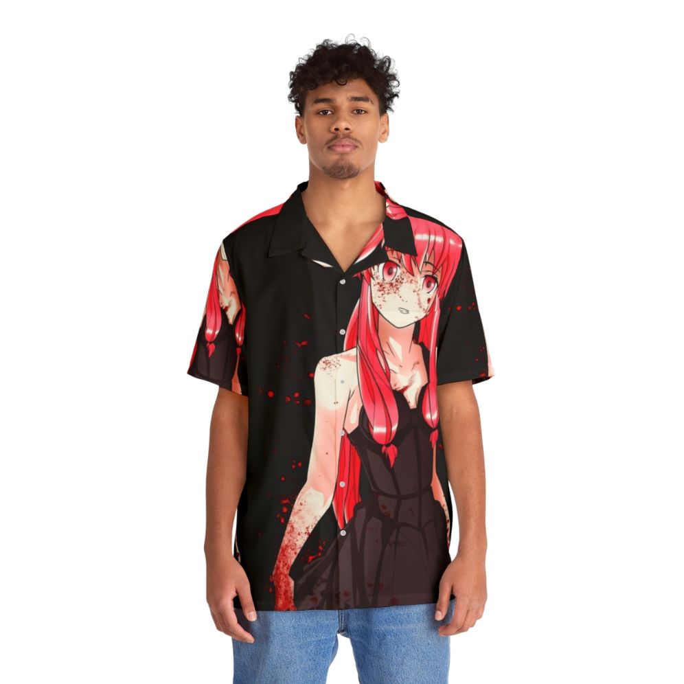 Mirai Nikki Yuno Gasai Anime Hawaiian Shirt - People Front