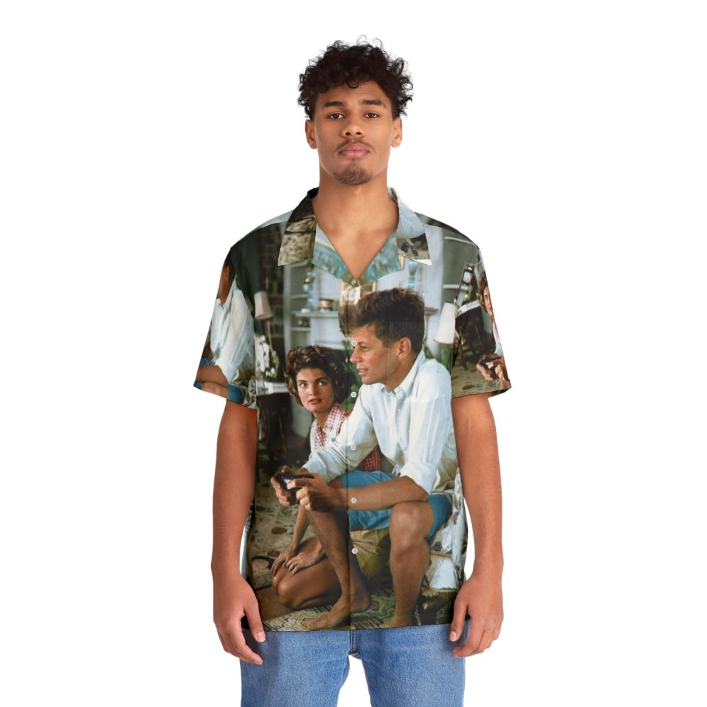 JFK Gaming Hawaiian Shirt - People Front