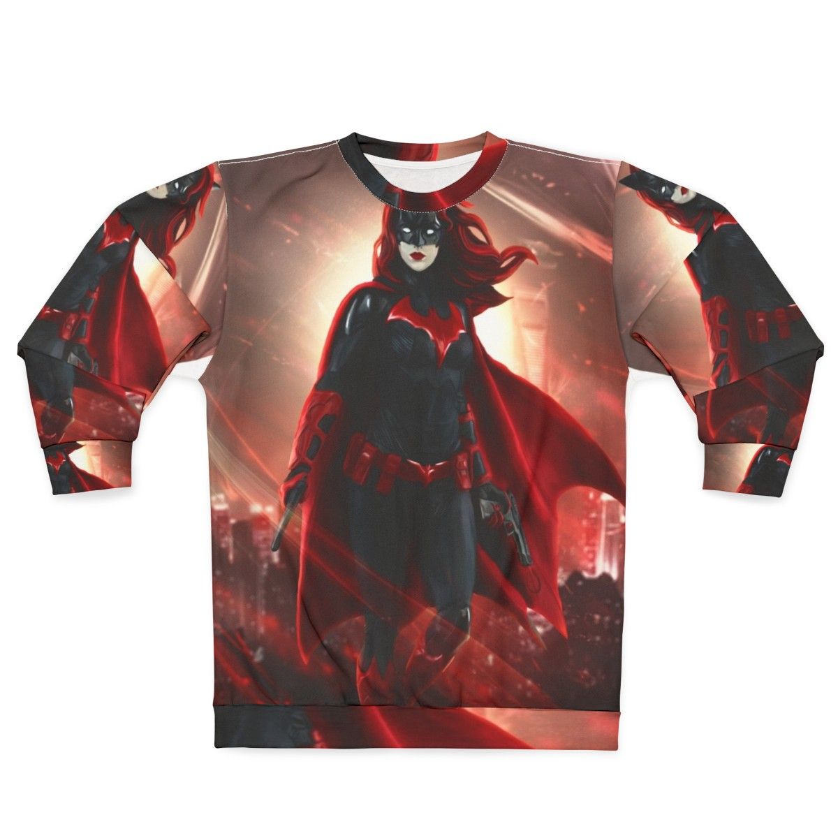 Batwoman Superhero Sweatshirt Featuring Kate Kane Comic Book Character