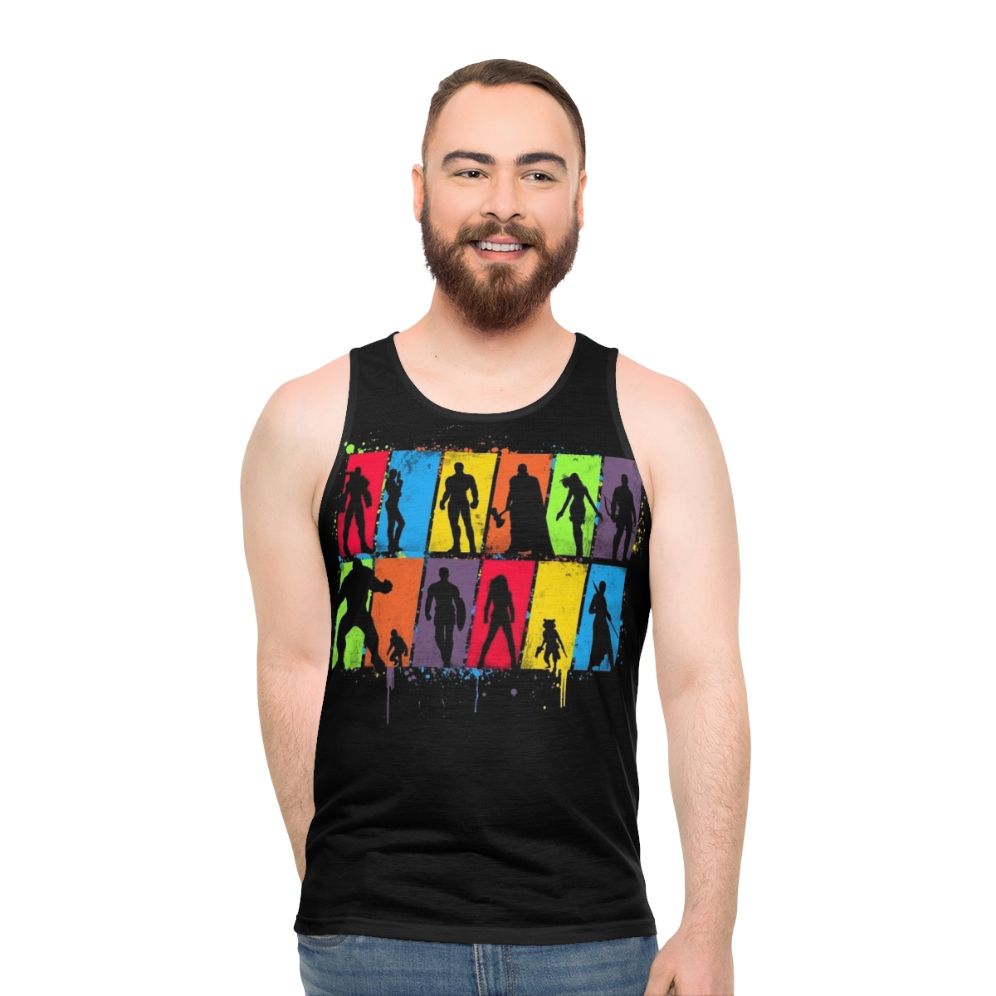 Superhero Tank Top Featuring Marvel Comics Avengers Endgame Design - men