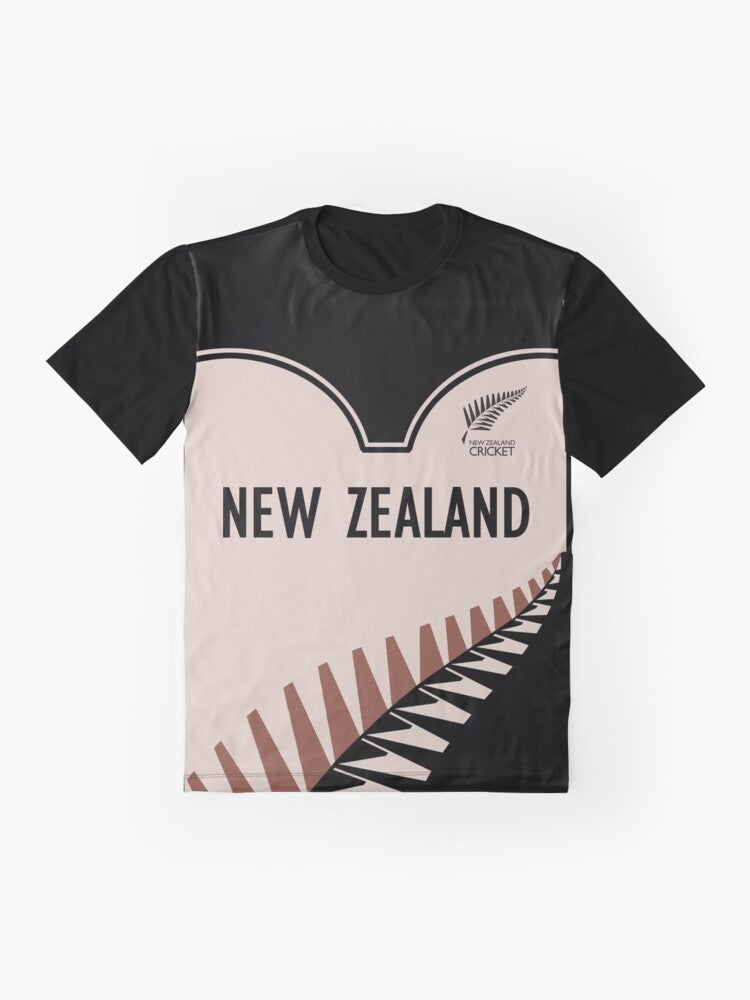 New Zealand Cricket Blackcaps Graphic T-Shirt - Flat lay