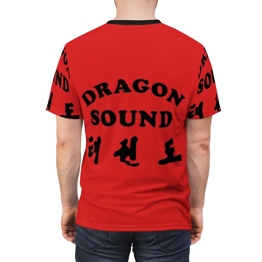 Dragon Sound Inspired Movie T-Shirt with Cult Classic Print - men back