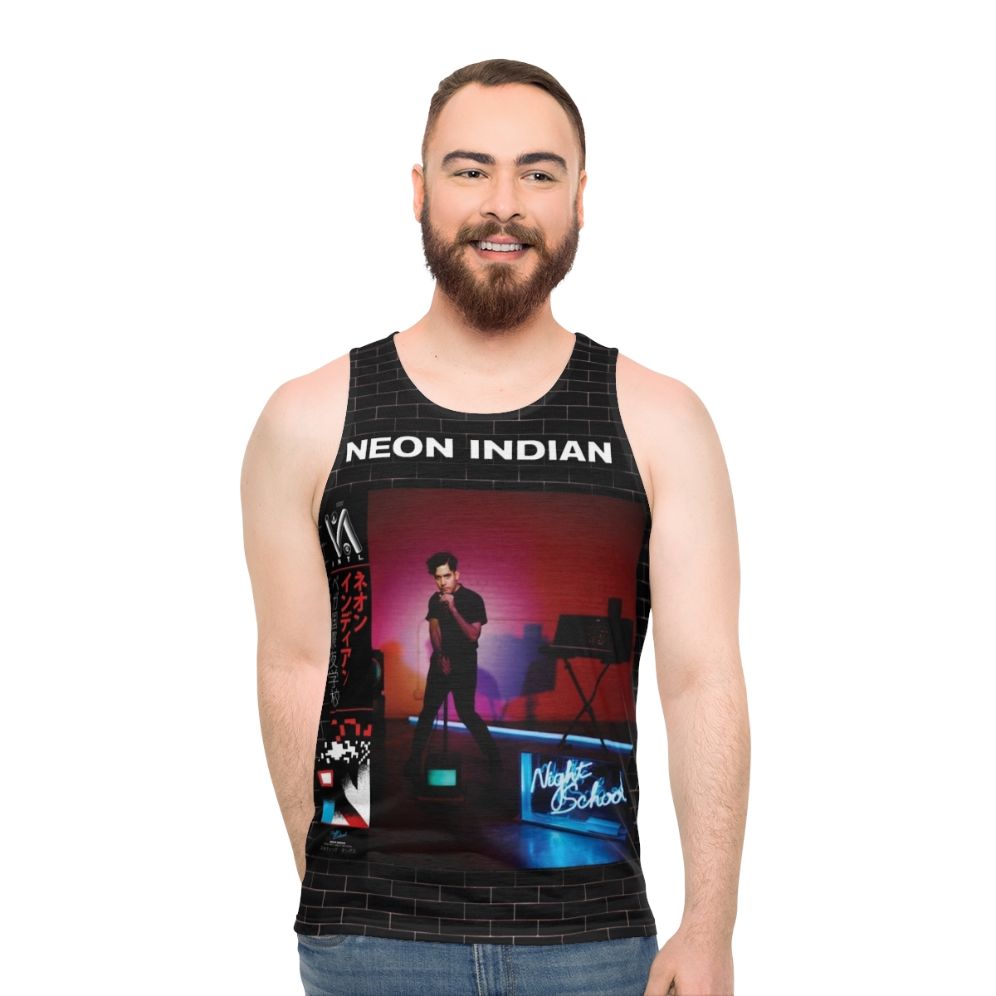 Neon Indian Vega Intl Night School Unisex Neon Tank Top - men