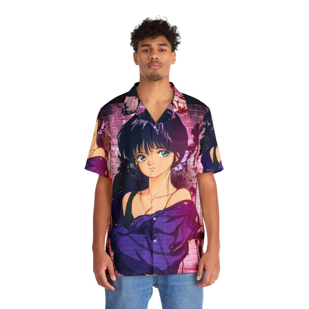 Kimagure Orange Road Madoka Anime Hawaiian Shirt - People Front