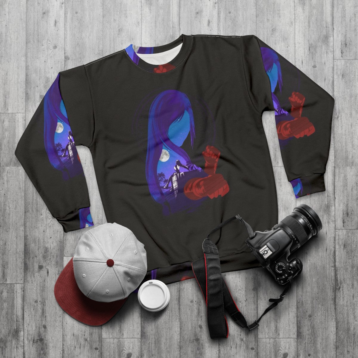 Childhood Friend Final Fantasy Sweatshirt - flat lay