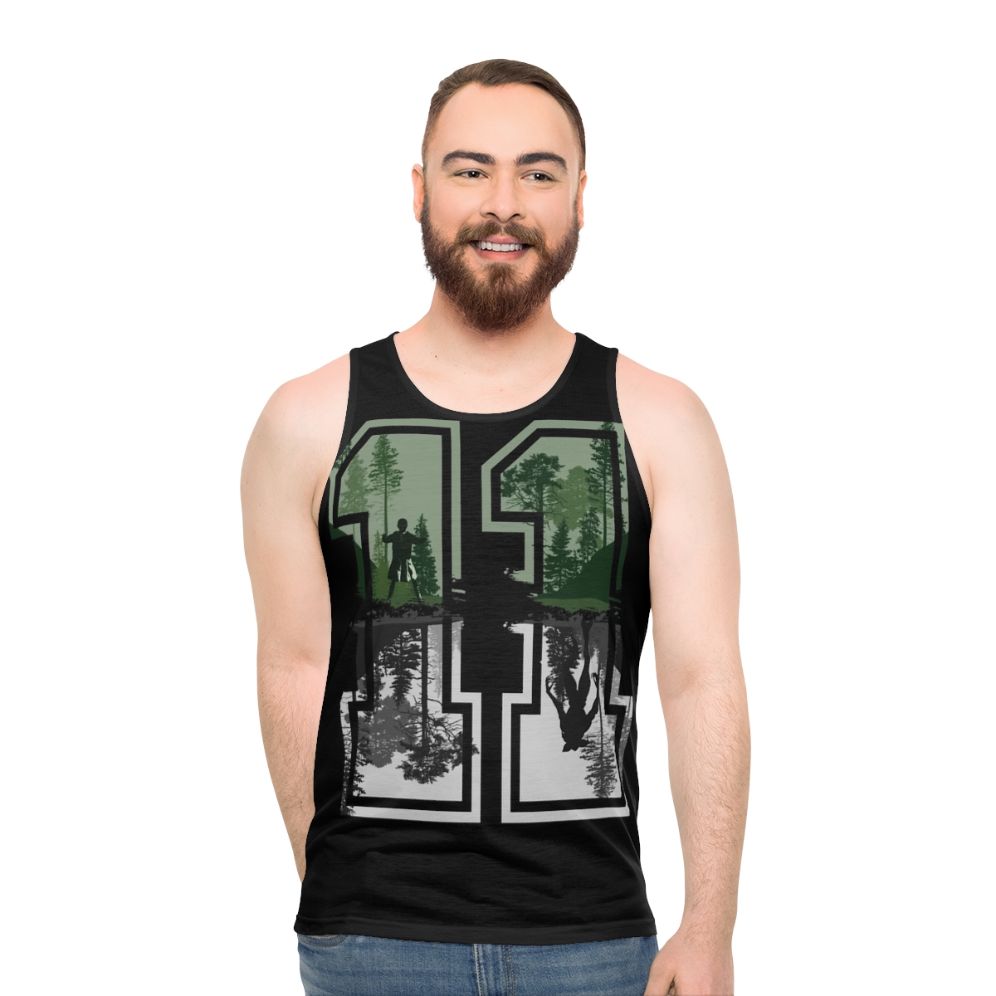 Stranger Things Eleven Unisex Retro Tank Top - men