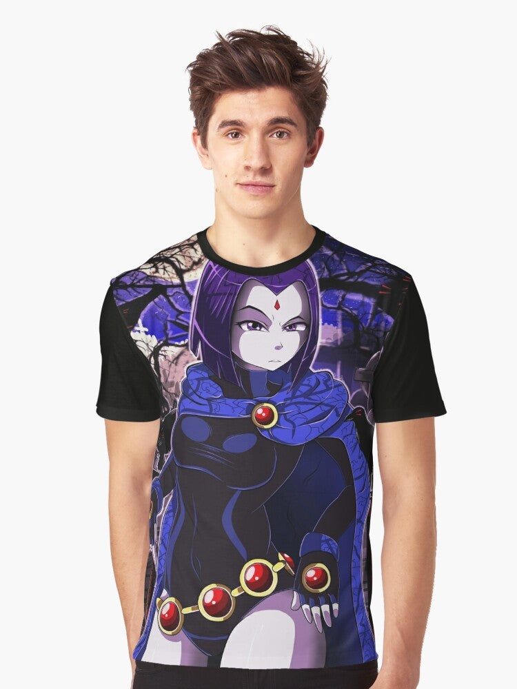 Teen Titans Raven Graphic T-Shirt - Men