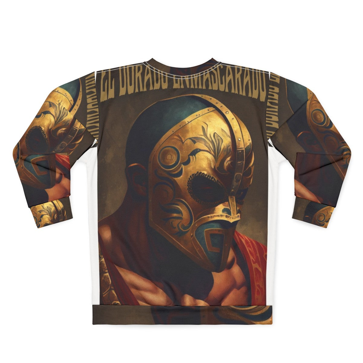 Masked Dorado Wrestling Sweatshirt - Back