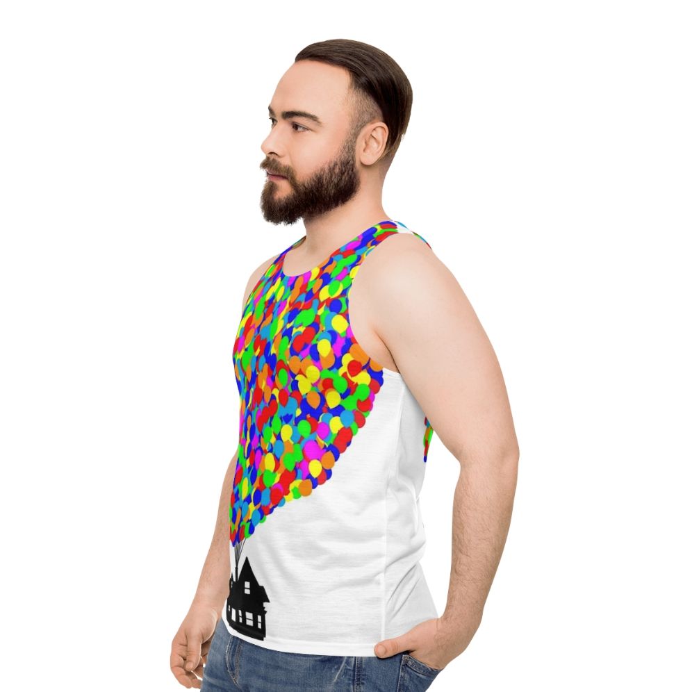 Unisex Disney-Inspired Animation Themed Tank Top - men side