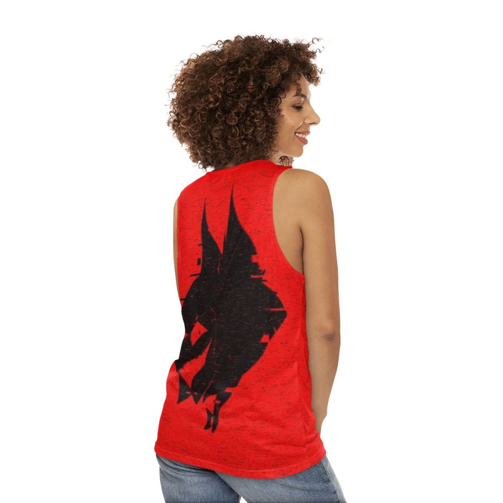 Hazbin Hotel Alastor Unisex Tank Top - women back