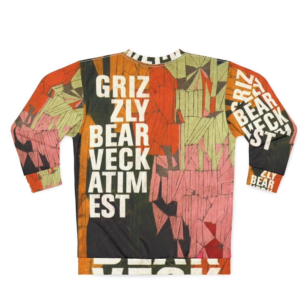 Veckatimest Grizzly Bear Sweatshirt featuring indie folk album artwork - Back