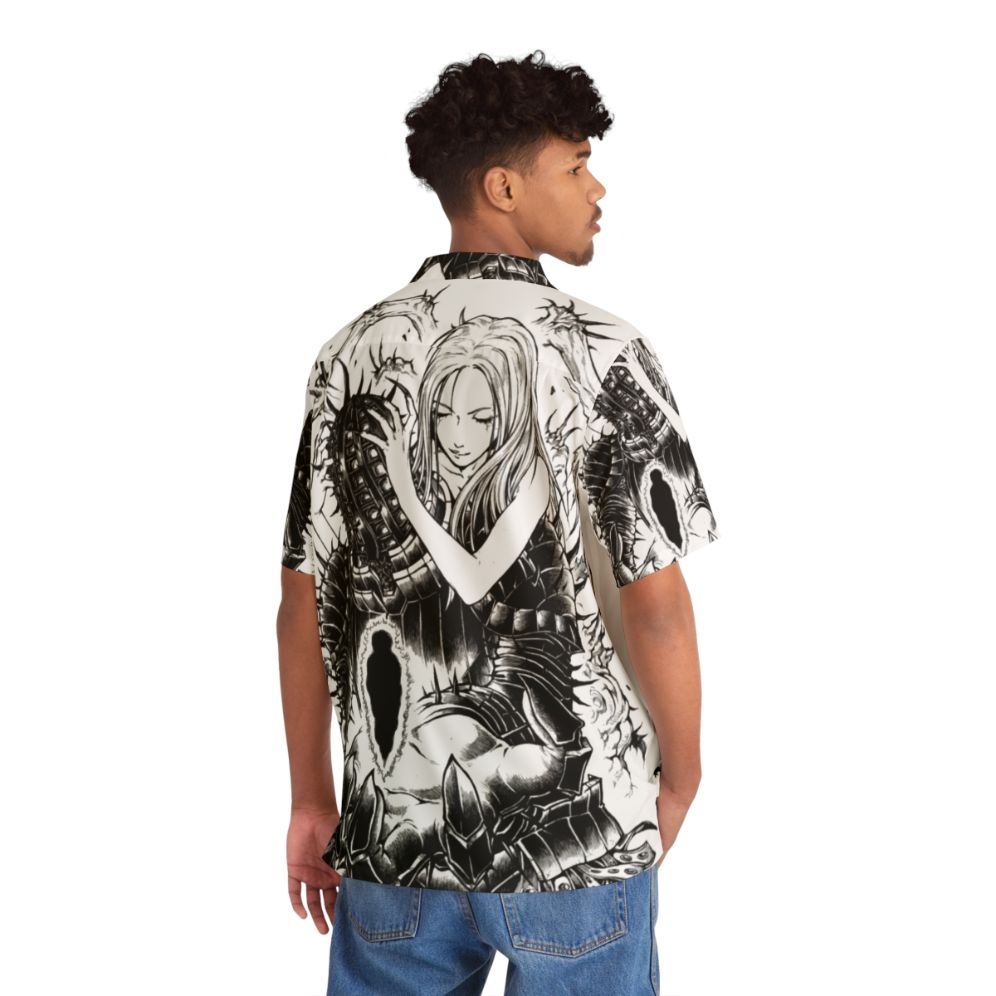 Dark Souls inspired 'Kirk of Thorns' Hawaiian shirt - People Back