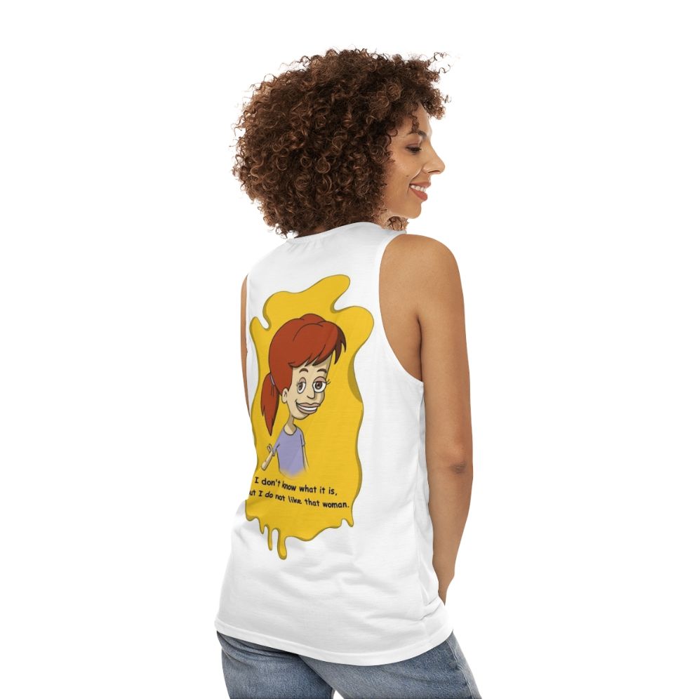 Unisex Big Mouth Netflix Graphic Tank Top - women back