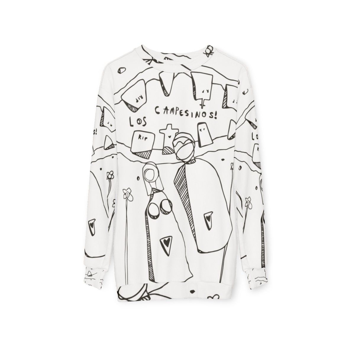 Los Campesinos Indie Band Sweatshirt - hanging