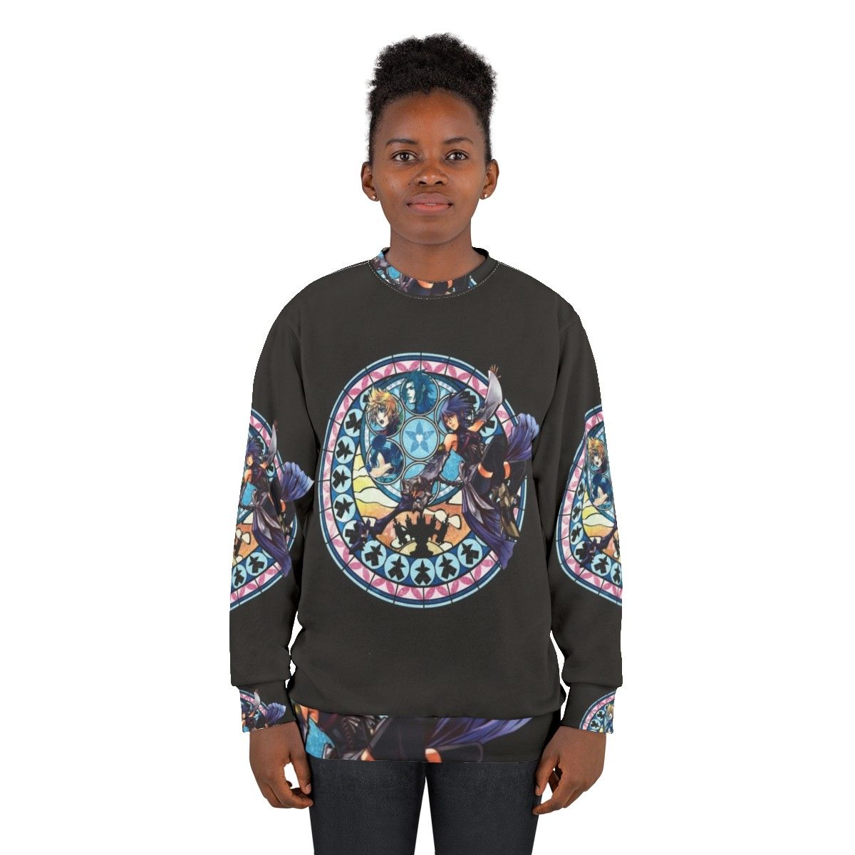 Aqua Kingdom Hearts Sweatshirt - women