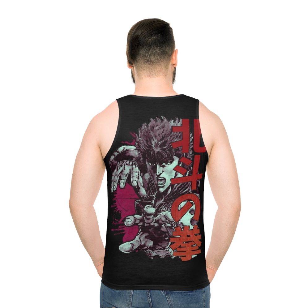 Unisex Kenshiro Fist of the North Star Anime Manga Tank Top - men back