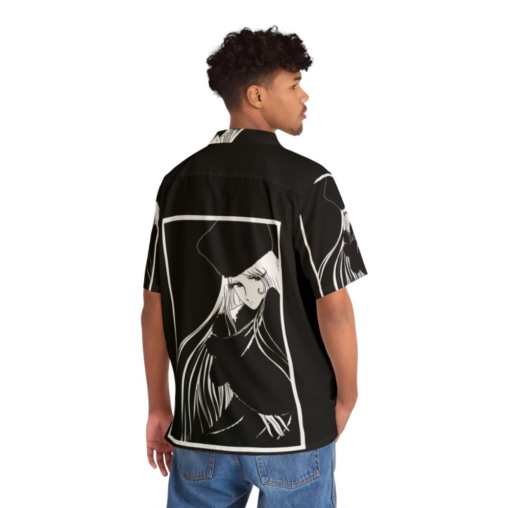 Galaxy Express 999 Hawaiian Shirt with Retro Sci-Fi Manga Design - People Back