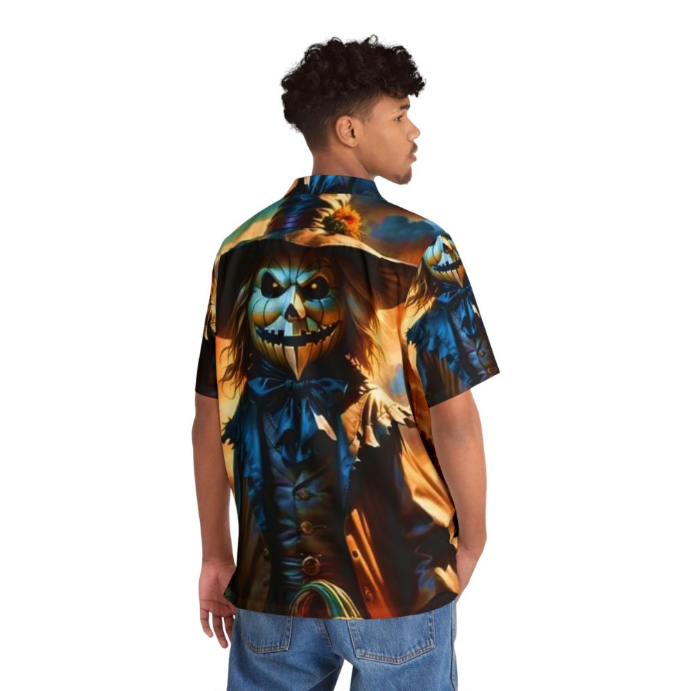 Scare birds Hawaiian shirt with tropical bird-repellent design - People Back