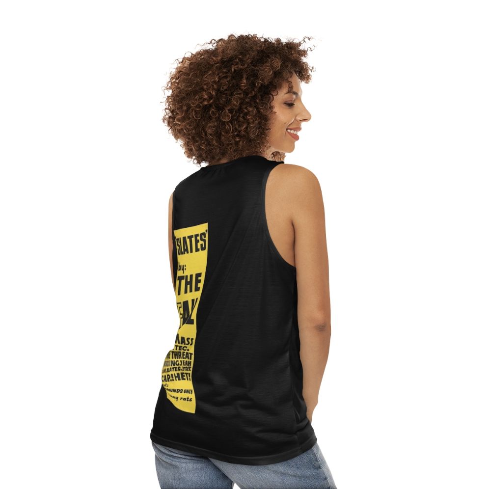 The Fall Band Mark E Smith Punk Rock Unisex Tank Top - women back