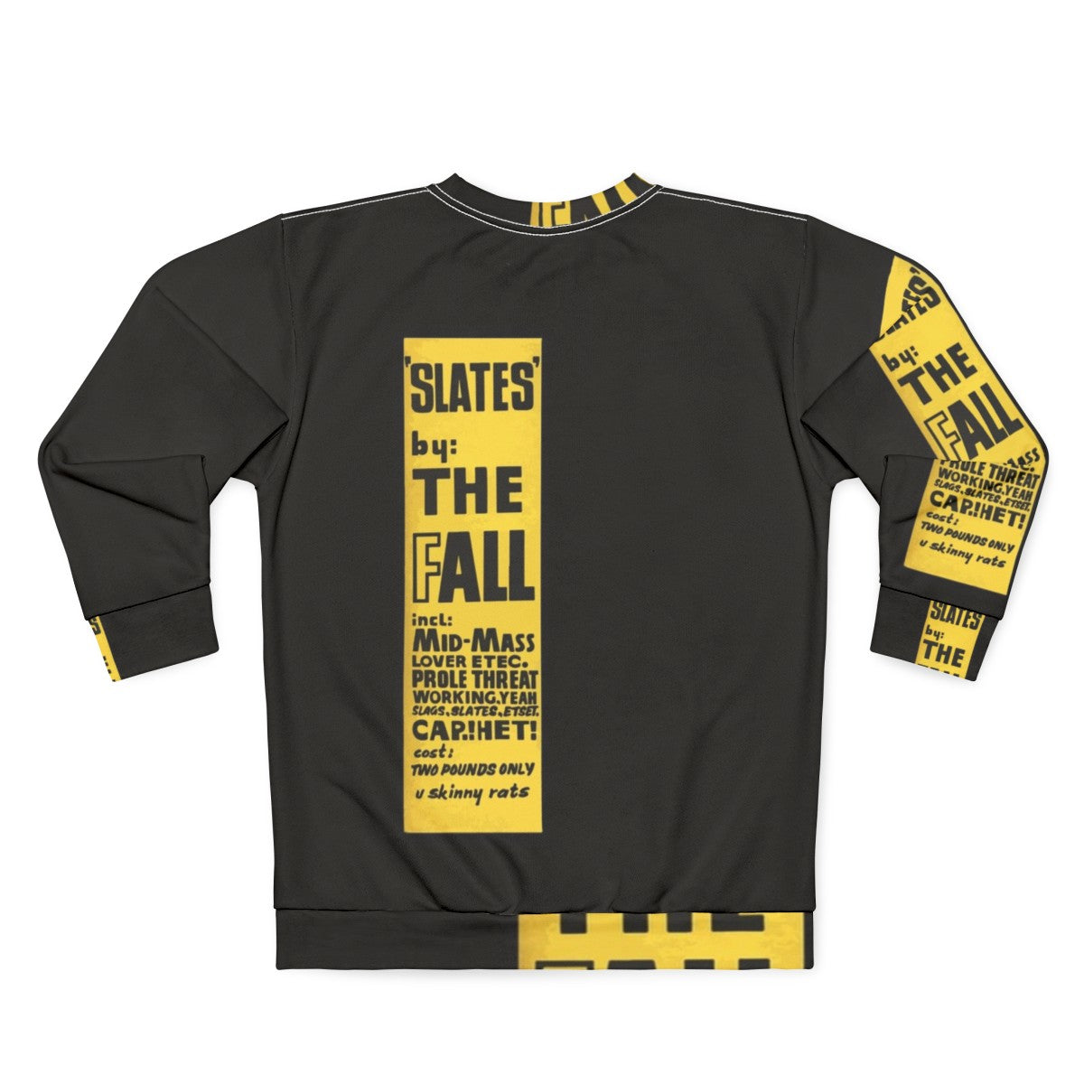 The Fall Band Mark E Smith Slates Sweatshirt - Back