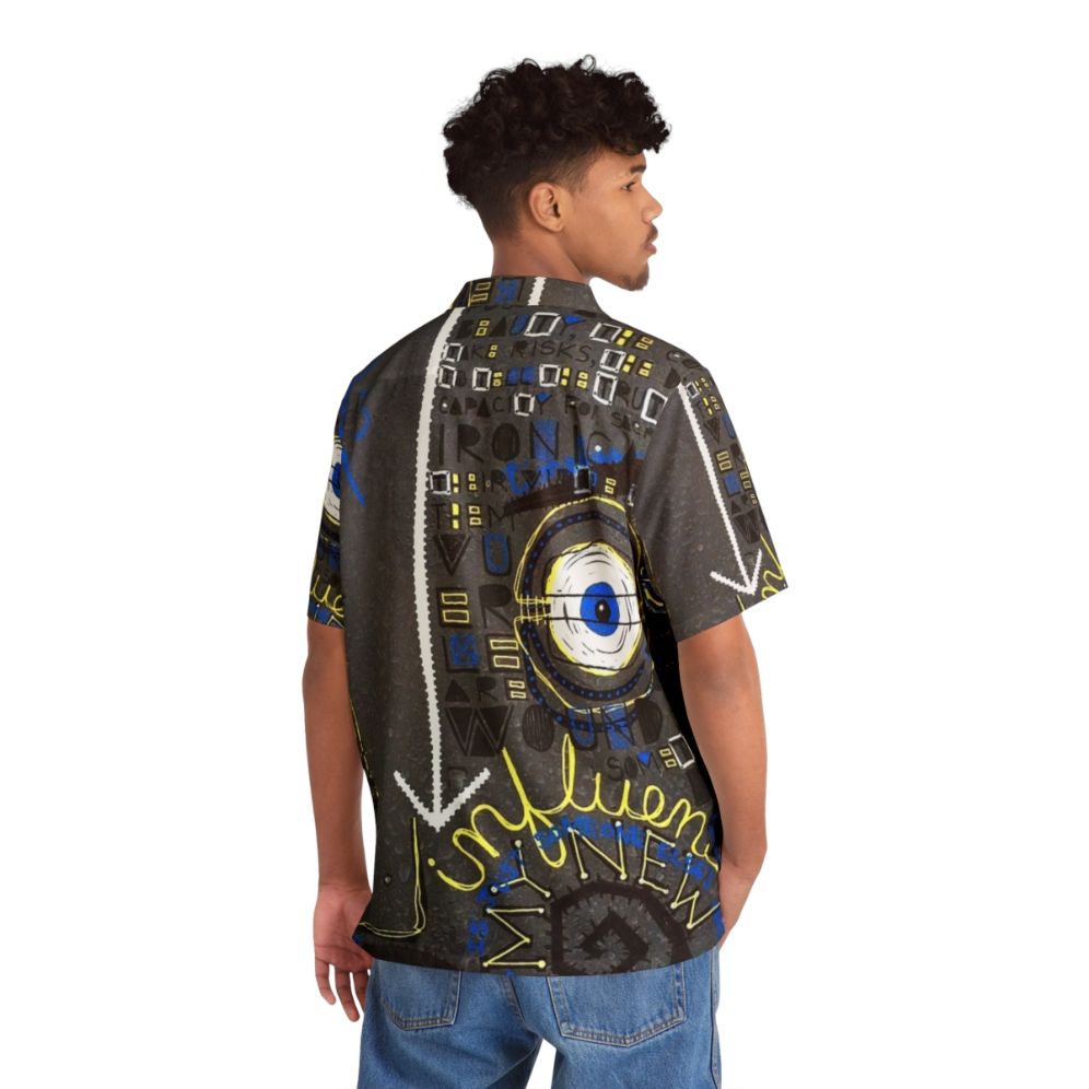 Influence Abstract Hawaiian Shirt - People Back