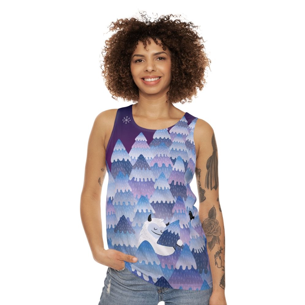 Tree Hugger Monster Unisex Night Tank Top - women