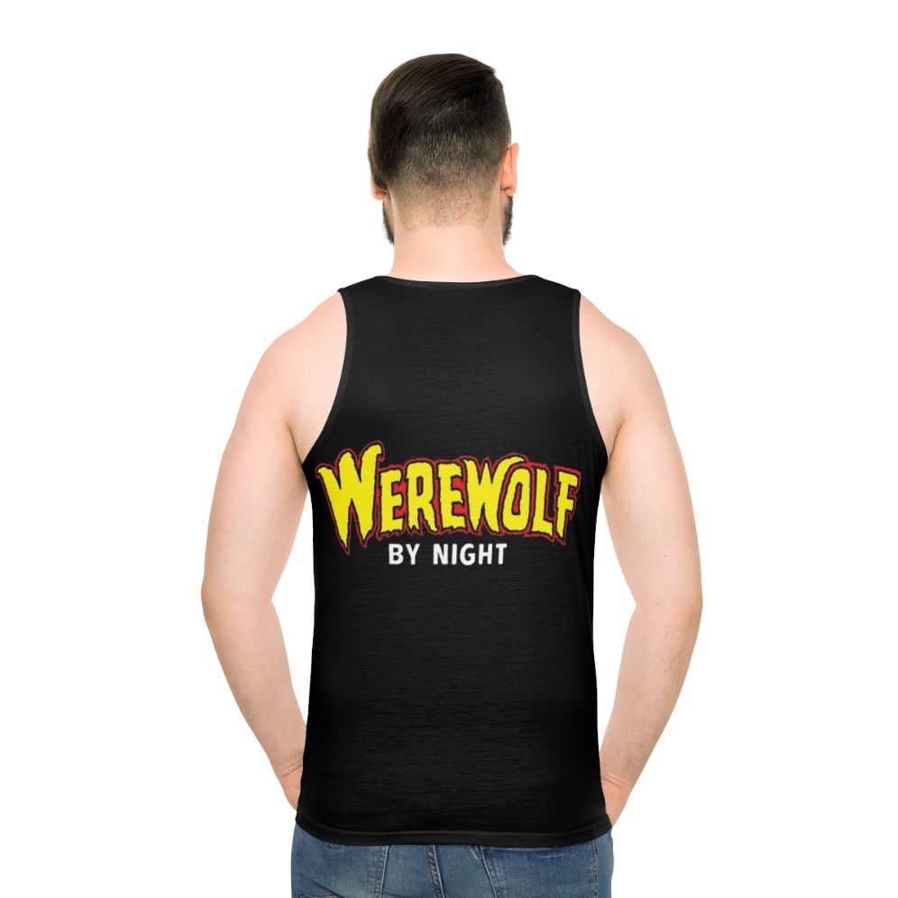 Werewolf by Night unisex tank top - men back