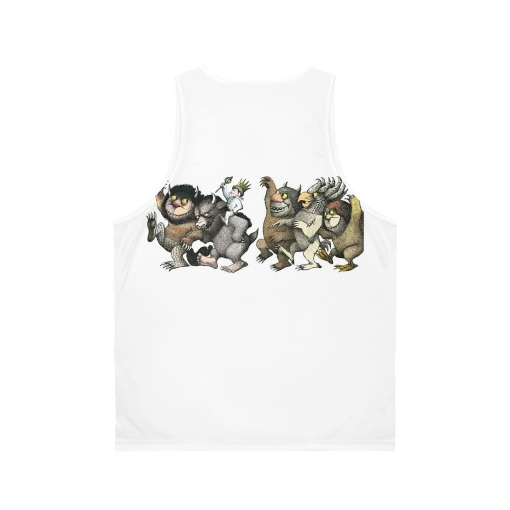 Wild Things Romp Graphic Unisex Tank Top - Back