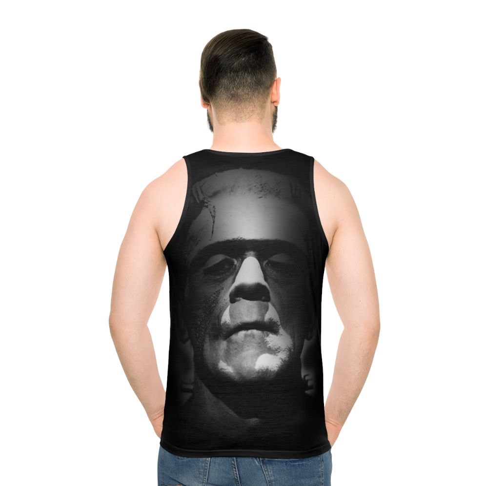 Boris Karloff Frankenstein Monster Unisex Tank Top - men back