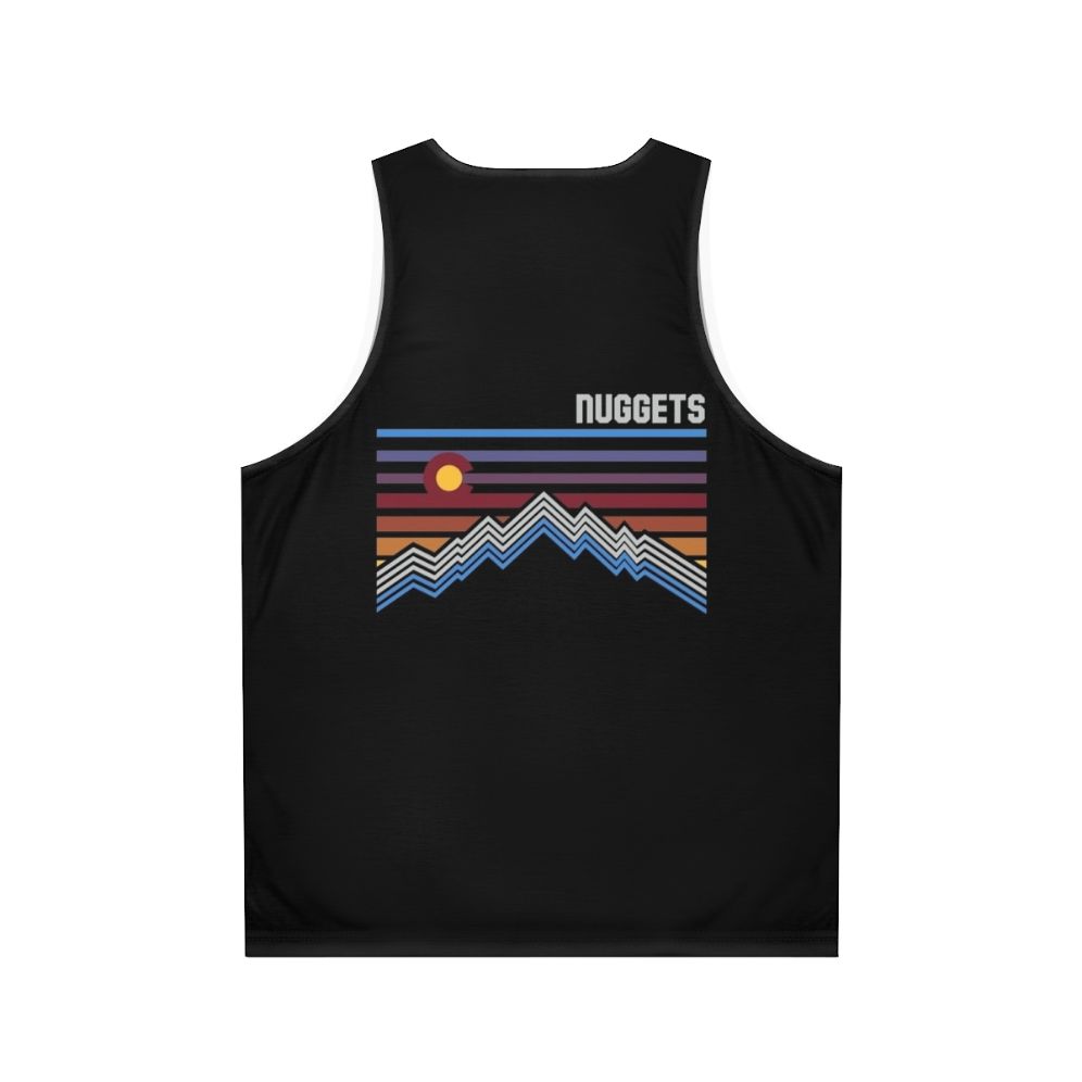 Denver Nuggets Unisex Basketball Tank Top - Back