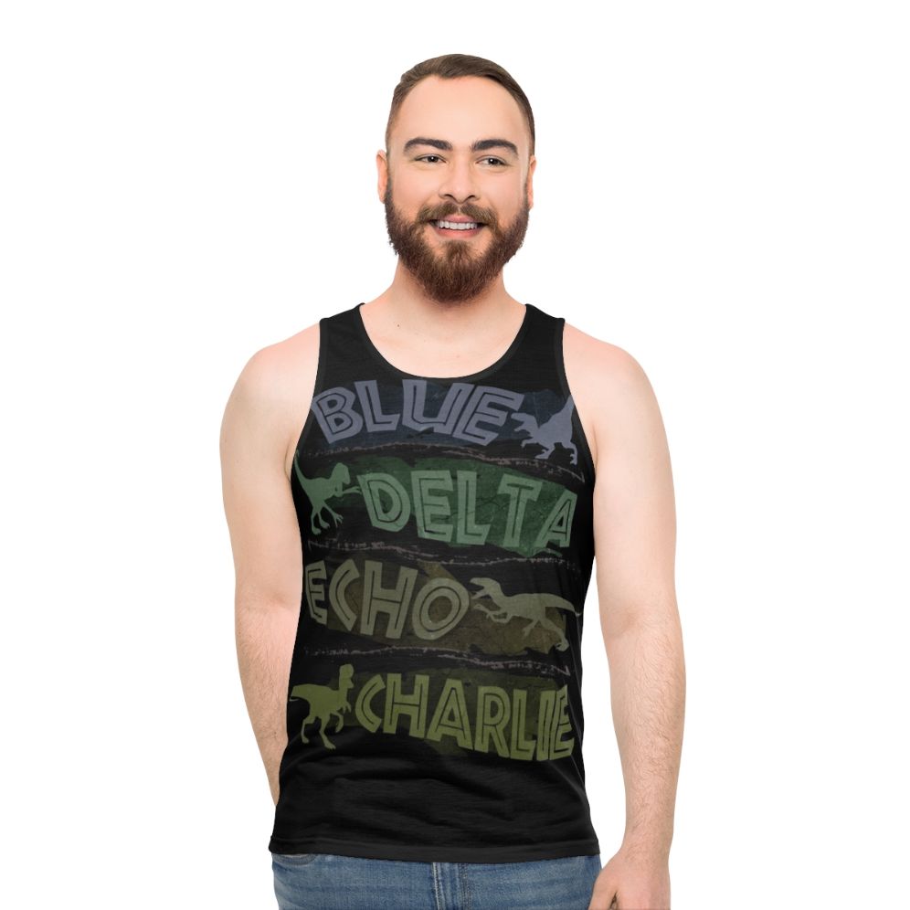 Jurassic Park Raptor Squad Unisex Tank Top - men